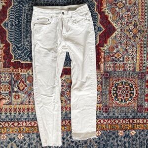Zara Men White Skinny Jeans
